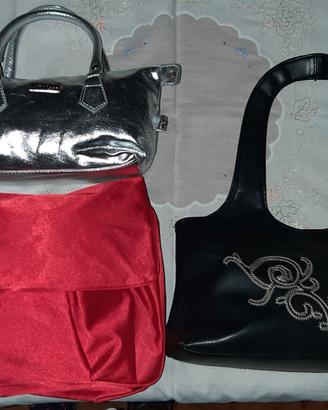 BORSETTA NERA -LONDON GLAM -POCHETTE ZIPPO VINTAGE