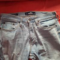 Jeans Uomo Super Skinny Hollister TG S Ita 46