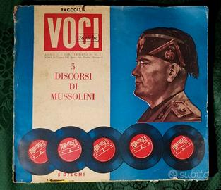 
Mussolini.Panorama 19625discorsi Duce.Cofanetto D