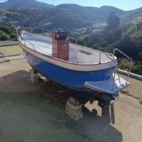 Gozzo in vetroresina semiplanante