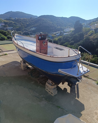 Gozzo in vetroresina semiplanante