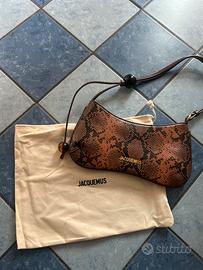 Borsa jacquemus snake perle