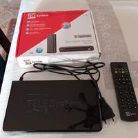 TELESYSTEM TS6282 BOX DIGITALE TERRESTRE ZAPPER