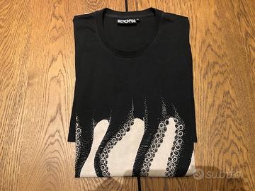 T-shirt nera collezione Octopus XL nuova