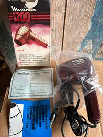 Phon vintage Moulinex 1200W nuovo con scatola