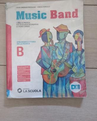 libro di musica " Music Band"