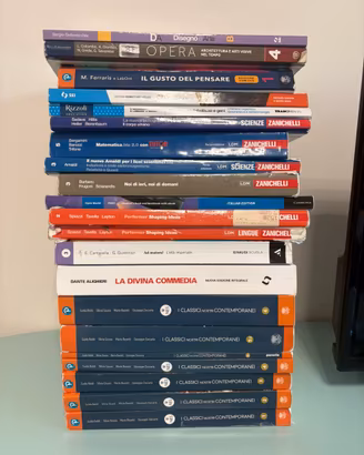 Libri scolastici 3,4 e 5 anno