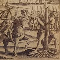 stampa antica di maestri antichi 1600