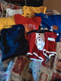 4  T-shirt. 2 maglie e  1.  boxer 