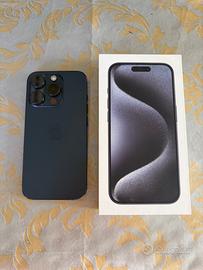iPhone 15 pro 128 GB blu titanio