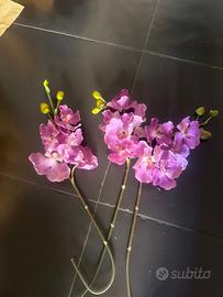 Rami decorativi di orchidee artificiali
