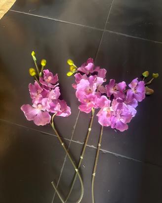 Rami decorativi di orchidee artificiali