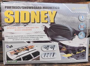 Portasci/snowboard  magnetico