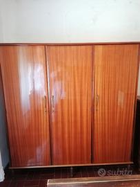 Armadio legno 3 ante anni 60