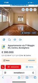 Appartamento pieno centro Bordighera