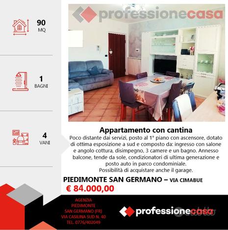 Appartamento , 3 camere e cantina