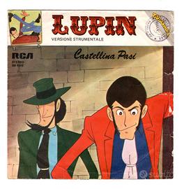 45 giri LUPIN sigla tv cartone animato pasi