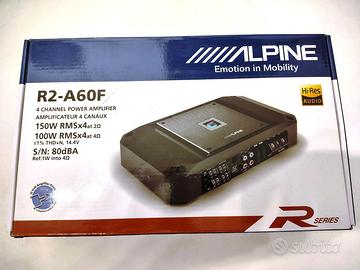 Amplificatore Alpine 4 canali R2-A60F Classe D