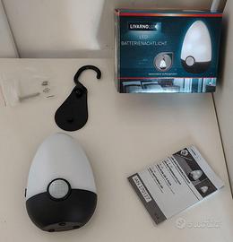 Lampada led notte con sensore di movimento