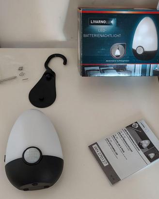 Lampada led notte con sensore di movimento