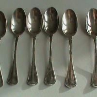 N. 6 CUCCHIAINI D'ARGENTO 800 USATI ANNI 30