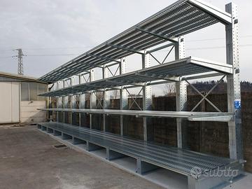 Scaffalatura Cantilever, Portapallet, a Ripiani