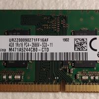 RAM 4GB 1Rx16 PC4-2666V - SCO - 11