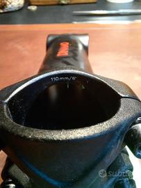 Attacco manubrio Cinelli Dinamo  110 mm.