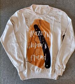 Felpa Estiva Collo a giro modello invecchiato tg S