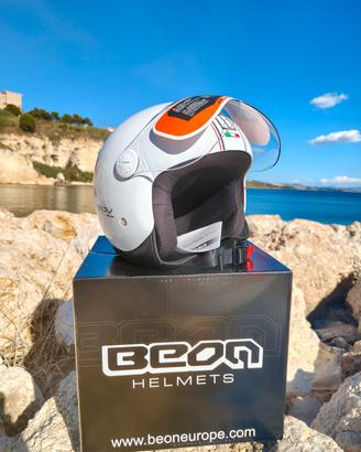 Casco jet bianco lucido - Nuovo in Scatola