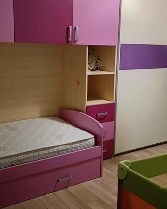 armadio a ponte e scorrevole scrivania 