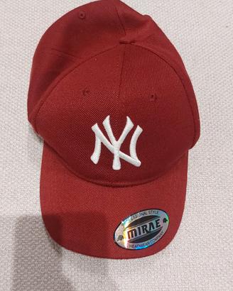 Cappello NY bordeaux taglia unica