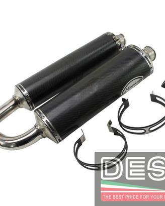 Scarichi silenziatori carbonio Marving Ducati 748