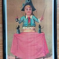 riproduzione stampa "bambino giocatore di bussolot