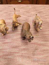 lotto 4 animaliSchleich Wildife