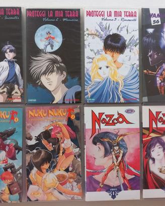 Anime - 16 cartoni animati giapponesi VHS anni'90