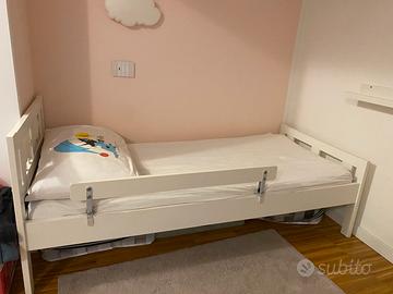 Letto Ikea Kritter + materasso + lenzuola +piumino