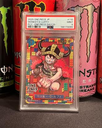One Piece Luffy Lego Promo Giapponese PSA 9