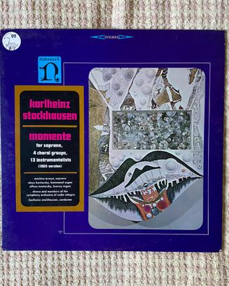 Lp vinile “Momente” Karlheinz Stockhausen