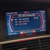 Interfaccia Android Auto Apple Car Play Audi A6 4F