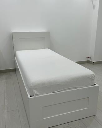 Letto ikea e materesso in memory air system 3D