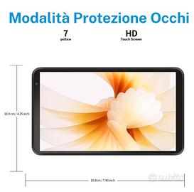 Tablet con Android 11 e display 7 Pollici