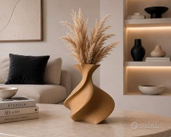Vaso “Twist” – Design Moderno Stampato in 3D