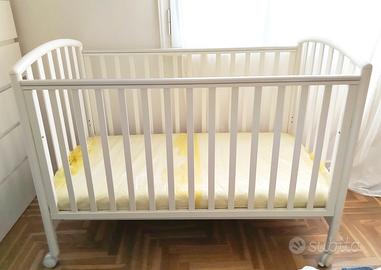 Lettino sponde regolabili Pali e materasso s