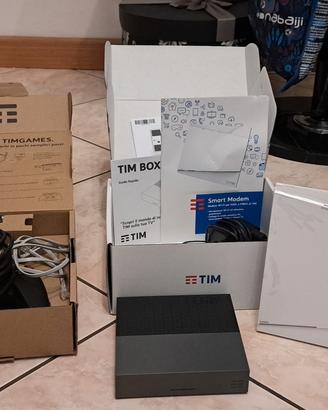 Router wi-fi e Tim box con joystick