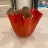 Venini vaso Fazzoletto bicolore