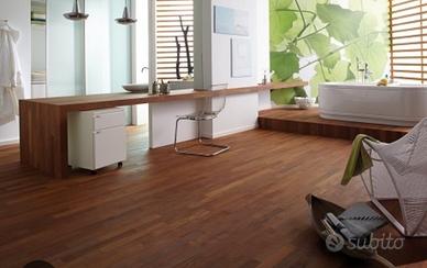 Parquet prefinito mogano scuro 7x42