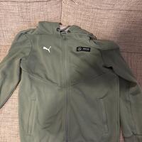 Felpa puma verde edizione limitata mercedes uomo