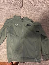 Felpa puma verde edizione limitata mercedes uomo