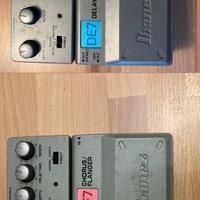 Ibanez de7 + cf7 delay/echo chorus/flanger pedali